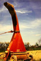 Machine agricole - tirage argentique sur papier - 1987