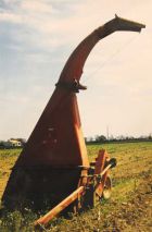 Machine agricole - tirage argentique sur papier - 1987