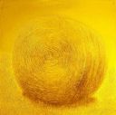 Meule de paille - huile sur toile - 100 x 100 cm - 2000
