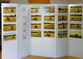 mur de photos et dessins - Pleins Feux, Ivry-sur-Seine - 2016