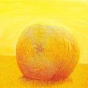 Meule de paille - huile sur toile - 35 x 35 cm - 2010